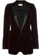 Saint Laurent Classic Fitted Blazer - Red