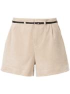 Guild Prime Belted Shorts - Brown