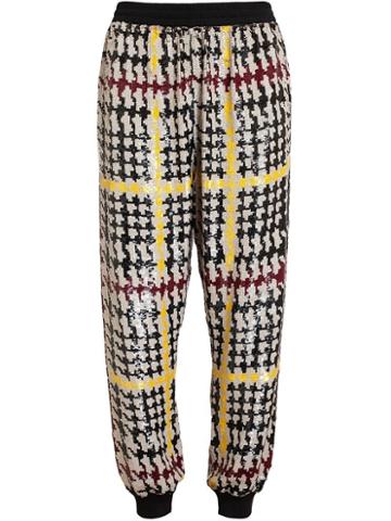 Ashish Houndstooth Sequin Joggers