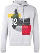 Dsquared2 - Mountain Print Hooded Sweatshirt - Men - Cotton/wool - Xl, Grey, Cotton/wool