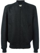 Marni Classic Bomber Jacket, Men's, Size: 46, Black, Cotton/viscose/virgin Wool