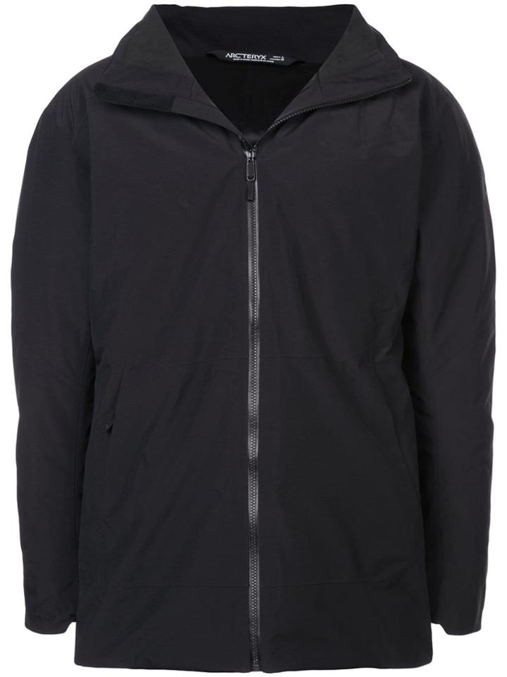 Arc'teryx Zipped Hooded Jacket - Black