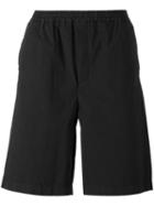 Msgm Bermuda Shorts, Men's, Size: 48, Black, Cotton/spandex/elastane