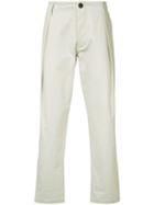 F.s.z - Pleated Chino Trousers - Men - Cotton - M, Nude/neutrals, Cotton