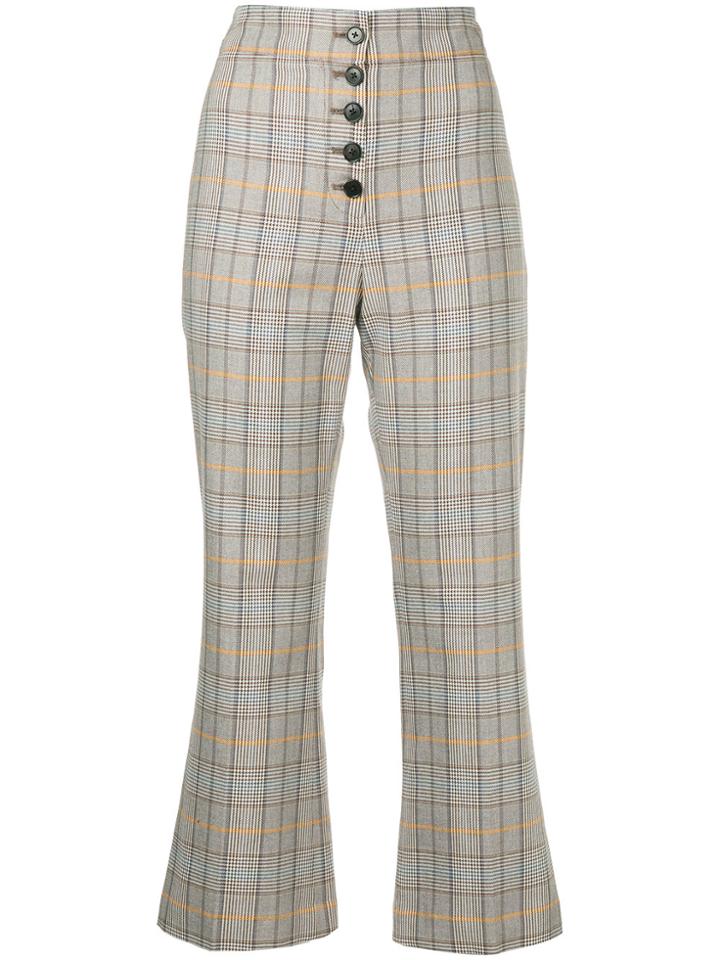 Veronica Beard Zap Trousers - Brown