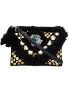 Figue Evil Eye Embellished Clutch