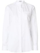 Jil Sander Band Collar Shirt - White