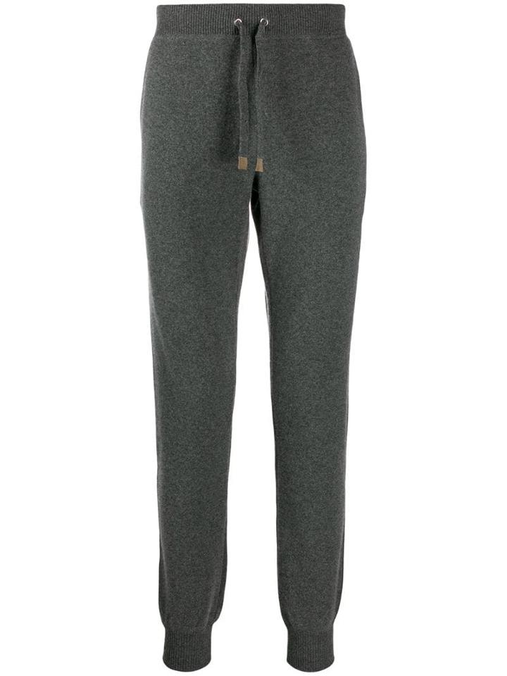 Eleventy Cashmere Blend Trackpants - Grey