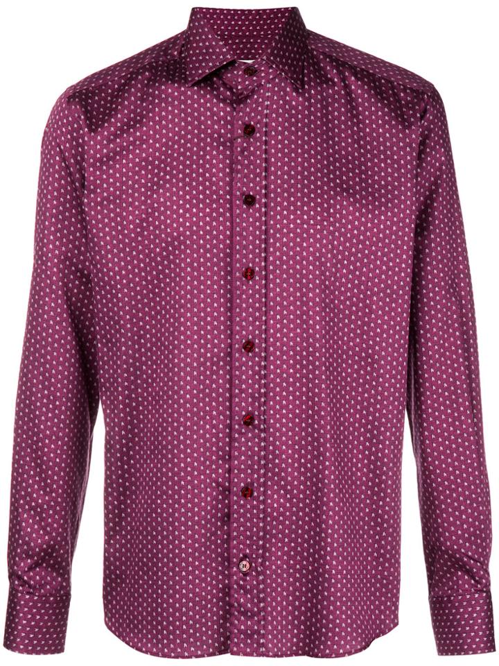 Etro Geometric Print Shirt - Pink & Purple