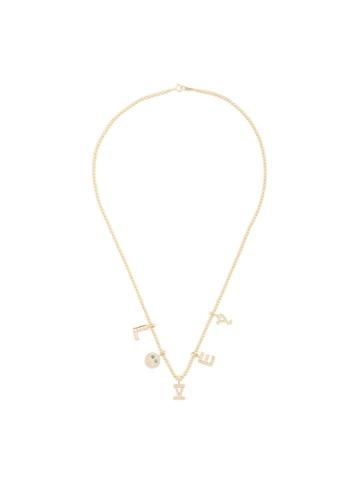 Eyefunny Love You Necklace - Yellow & Orange