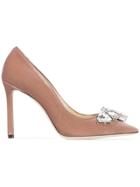 Jimmy Choo Marvel 100 Pumps - Pink & Purple