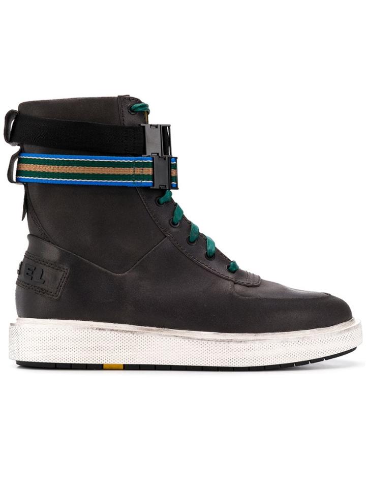 Diesel Diesel Y01776p1822 H2111 Furs & Skins->calf Leather - Black