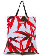 Marni Convertible Folding Shopper Tote - Red
