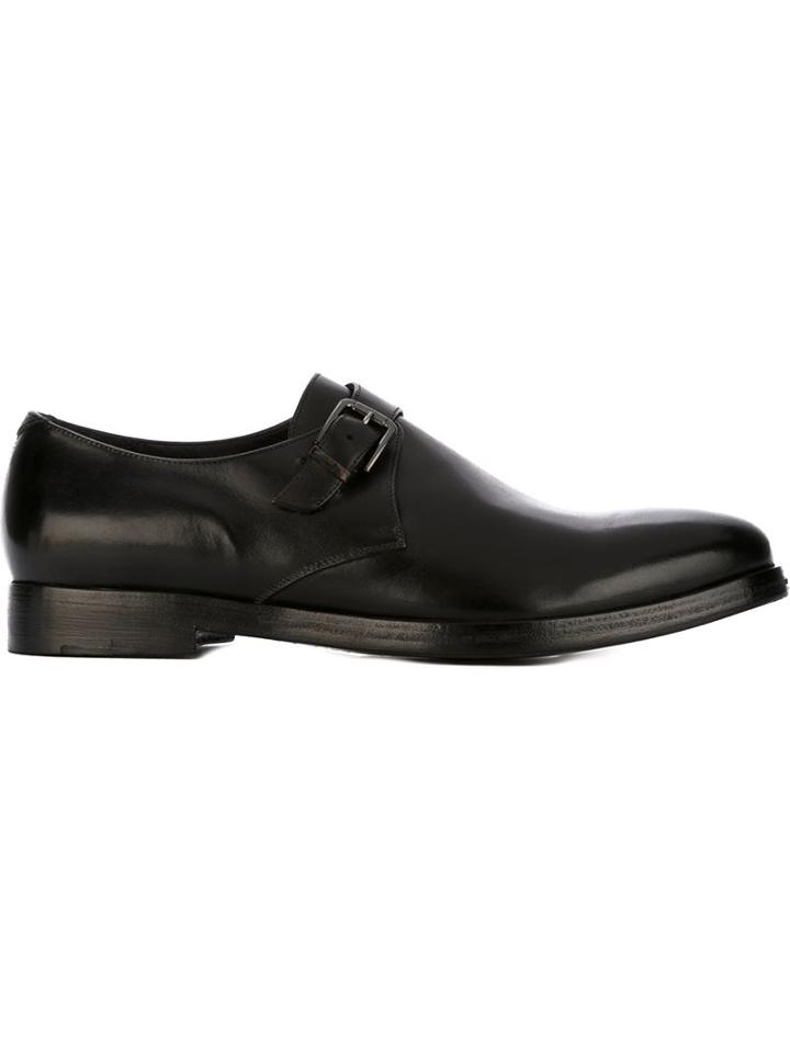 Alberto Fasciani Classic Monk Shoes
