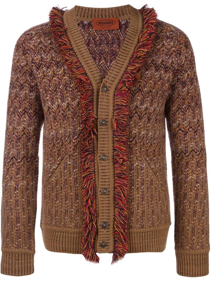Missoni Frayed Detail Cardigan