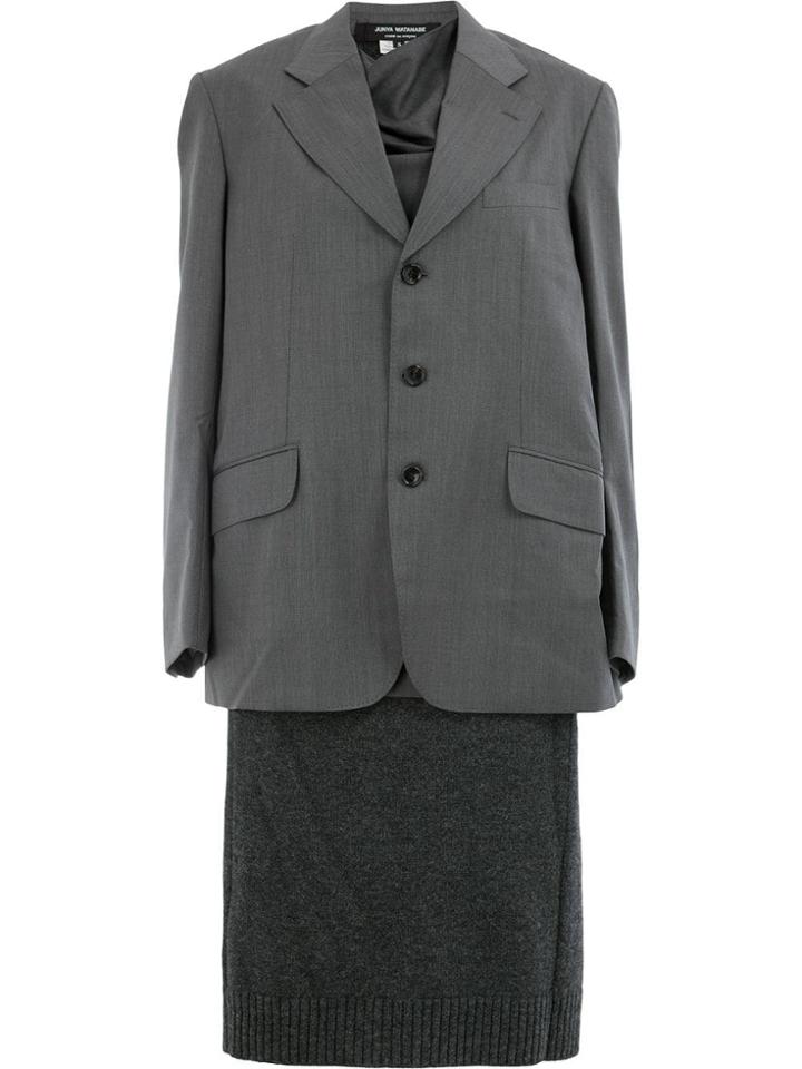 Junya Watanabe Layered Blazer Dress - Grey