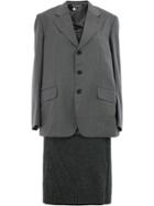 Junya Watanabe Layered Blazer Dress - Grey