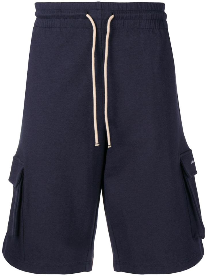 Drôle De Monsieur Side Pocket Shorts - Blue