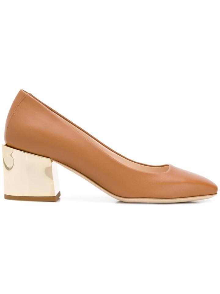 Lanvin Lanvin Fwpufp08minea18 662 Cognac Leather/fur/exotic