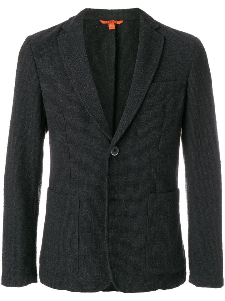 Barena Classic Button Blazer - Black