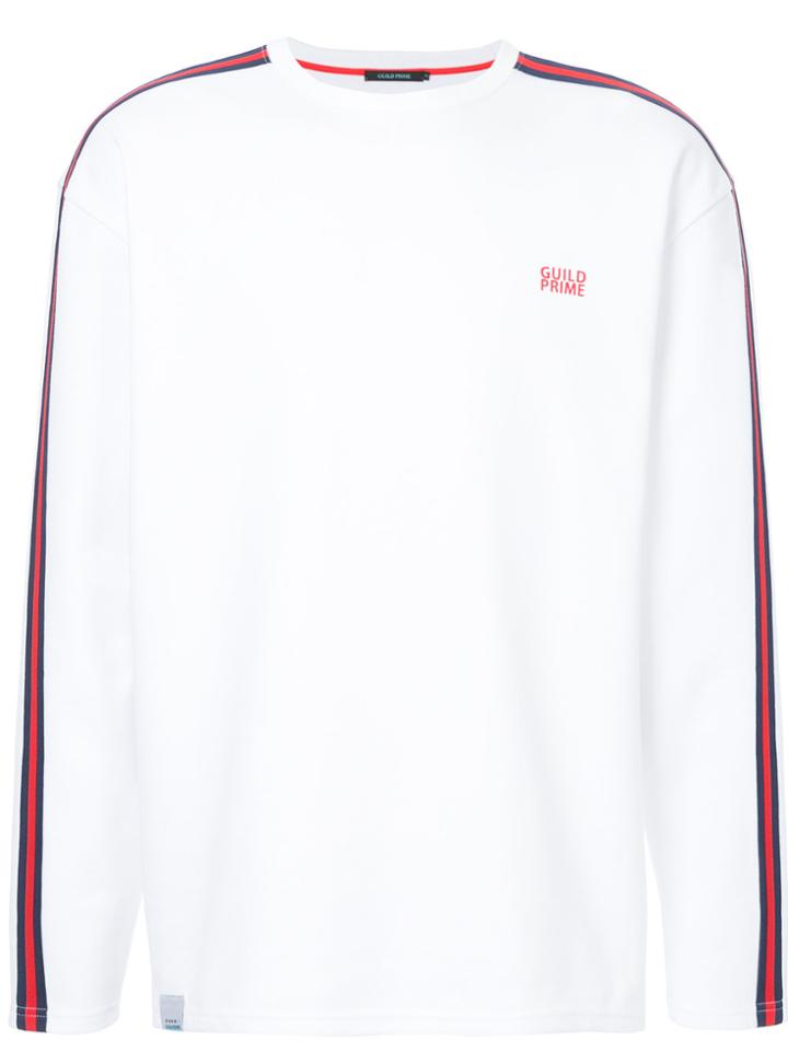 Guild Prime Side Stripe Sweatshirt - White