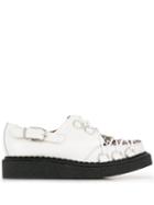Comme Des Garçons Homme Plus Crossover Lace Up Creepers - White