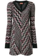 Missoni Geometric Knitted Dress - Multicolour