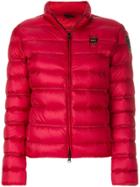 Blauer Padded Zipped Jacket - Red