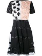 Talbot Runhof Beaded Embellished Dress - Black