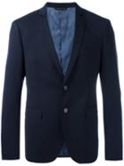 Tonello - Two Button Blazer - Men - Spandex/elastane/cupro/virgin Wool - 48, Blue, Spandex/elastane/cupro/virgin Wool