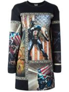 Fausto Puglisi Printed Sweatshirt Dress