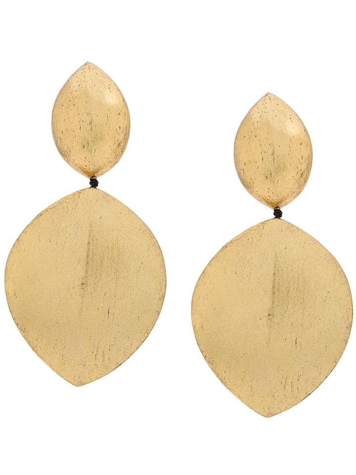 Monies Maxi Drop Earrings - Gold
