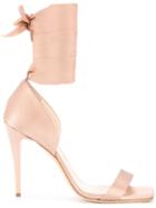 Lanvin Wrapped Ankle Sandals - Pink