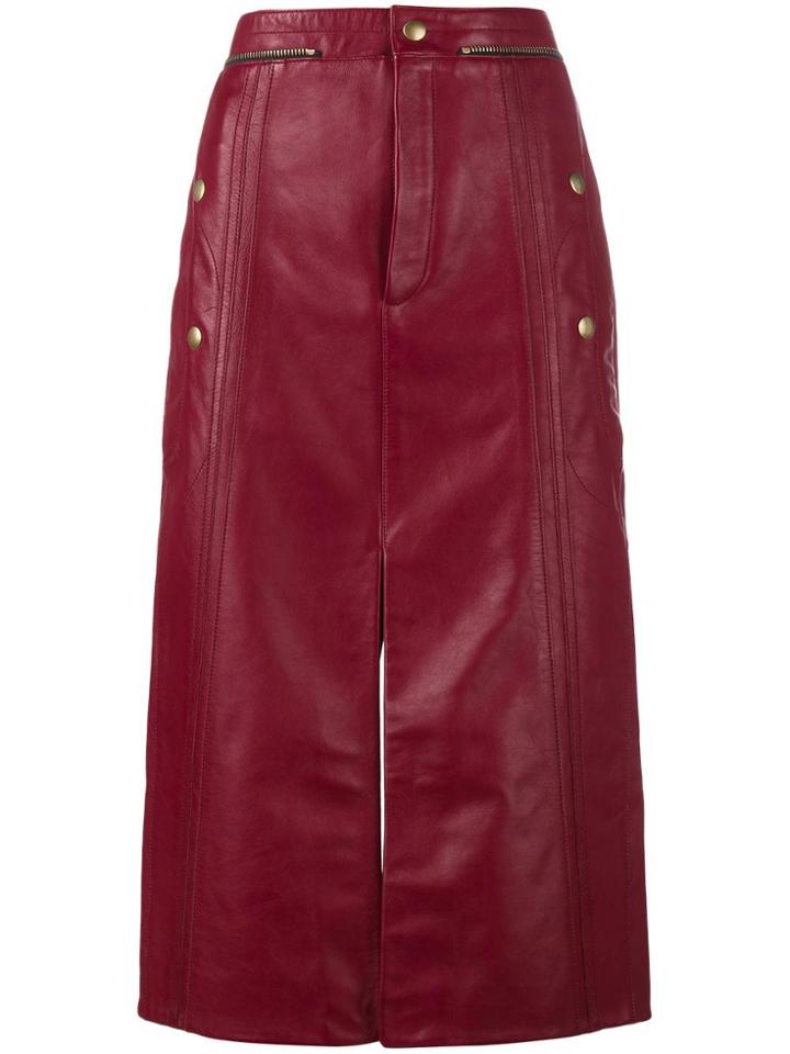 Chloé Biker Skirt - Pink & Purple
