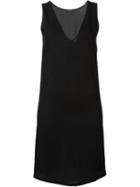 Ann Demeulemeester Sheer Panel Sleeveless Dress