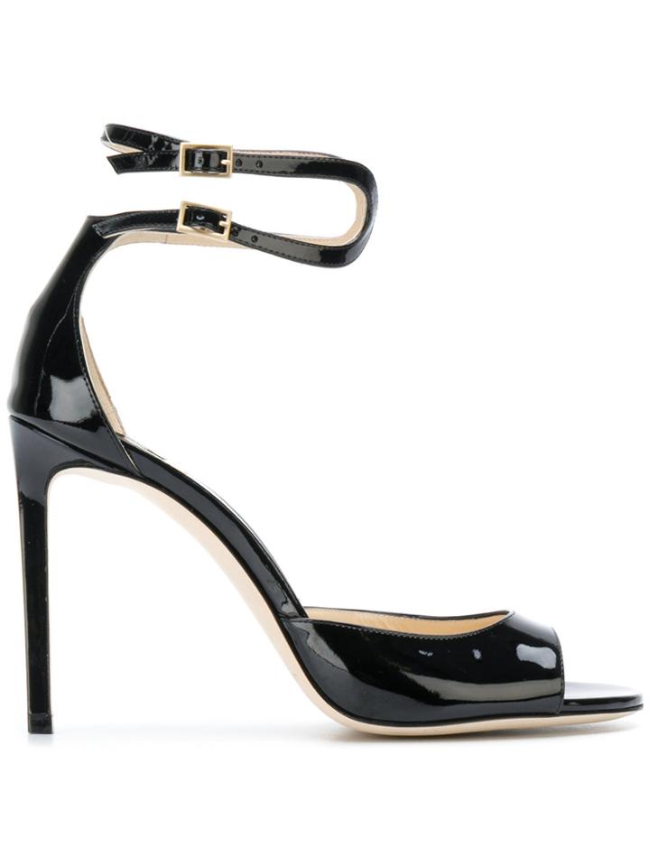 Jimmy Choo Double Ankle Strap Sandals - Black