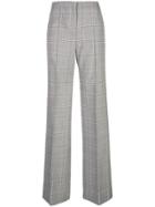 Narciso Rodriguez Plaid Print Trousers - Grey