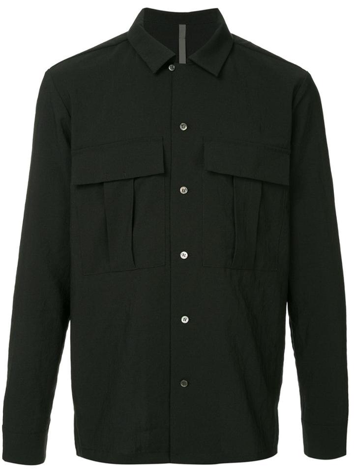 Kazuyuki Kumagai Flap Pockets Shirt - Black