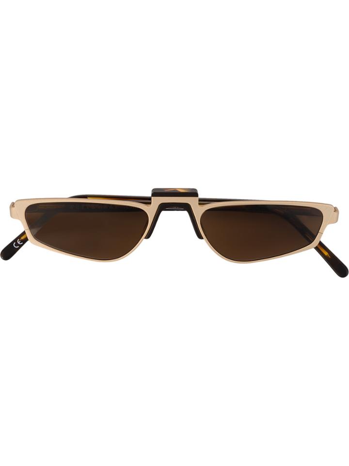 Andy Wolf Eyewear Oval Sunglasses - Black