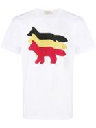 Maison Kitsuné Tricolour Fox Print T-shirt - Unavailable