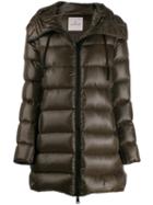 Moncler Hooded Puffer Jacket - Green