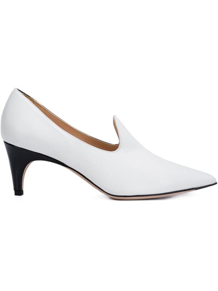Derek Lam Sofia Pumps, Women's, Size: 38, White, Nappa Leather/leather