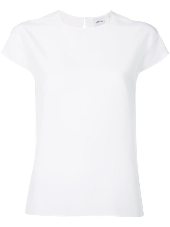 Aspesi Short Sleeve Top - White