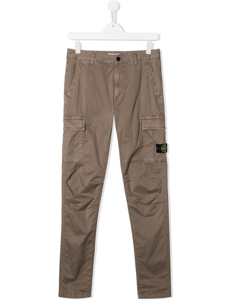 Stone Island Junior Teen Casual Trousers - Grey