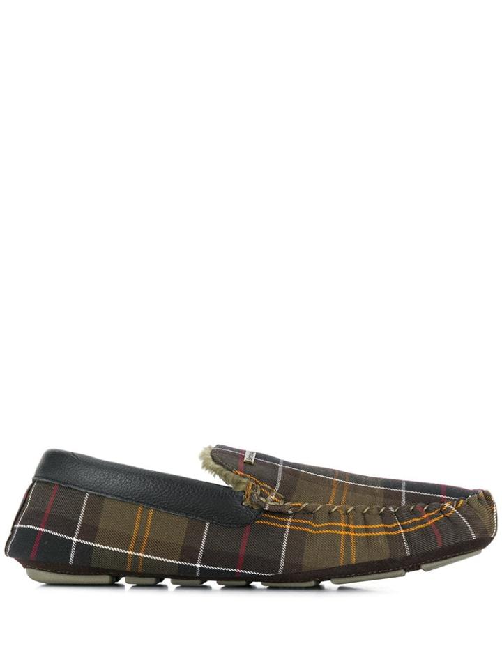 Barbour Monty Lined Slippers - Green