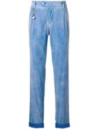 Pt01 Sharp Fit Trousers - Blue