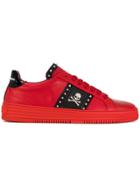 Philipp Plein Get On Low-top Sneakers - Red