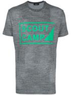 Dsquared2 Scout Camp Print T-shirt - Grey