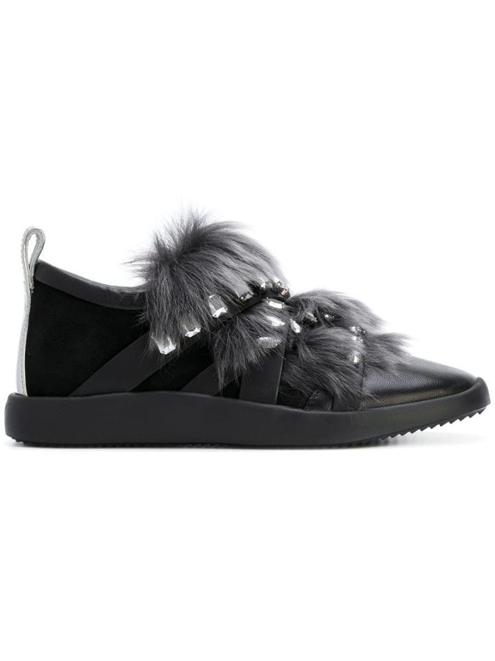 Giuseppe Zanotti Christie Winter Sneakers - Black