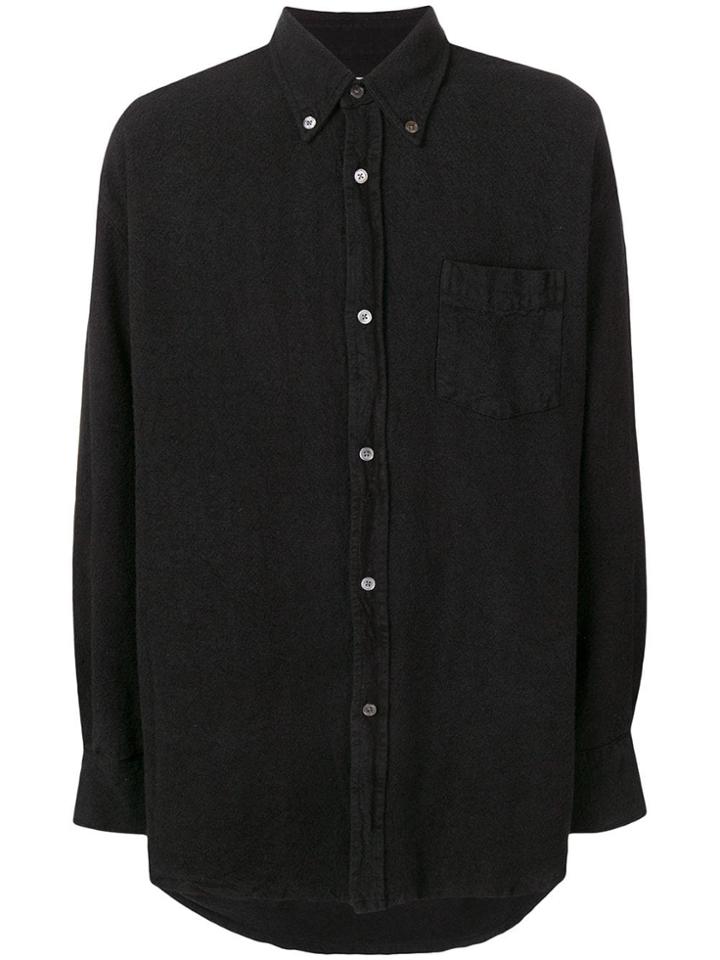 Our Legacy Brushed Oversized Shirt - Black